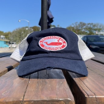 Whale Trucker Hat Navy