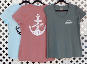 Simply Southport's Anchor Women's V Neck